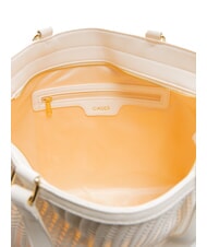 GAUDÌ DELIA Bolsa de compras tejida blanco - Bolsos Mujer - 5