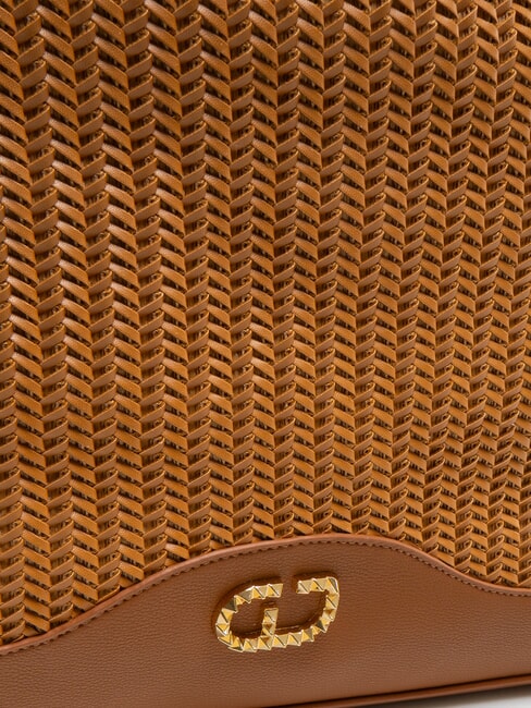 DELIA Bolsa de compras tejida bronceado - Bolsos Mujer