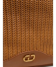 GAUDÌ DELIA Bolsa de compras tejida bronceado - Bolsos Mujer - 4
