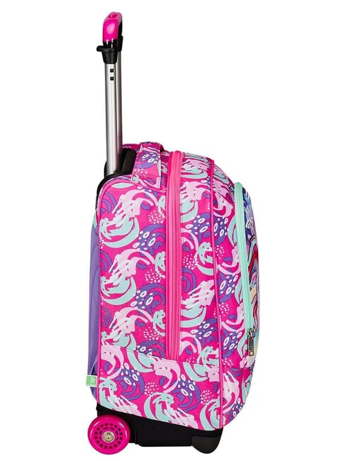 CUCCIOLI BIG GIRL Mochila con ruedas fijas 2 ruedas fuxiafluo - Mochilas con ruedas