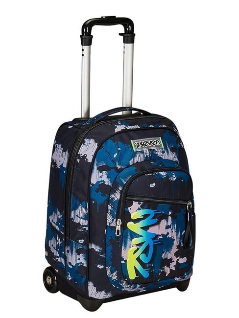 GREENSCREEN Mochila con ruedas fijas 2 ruedas camuflaje verde - Mochilas con ruedas