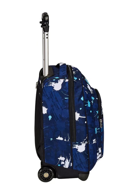 SPOTTYBLUE Mochila con ruedas fijas 2 ruedas azur - Mochilas con ruedas