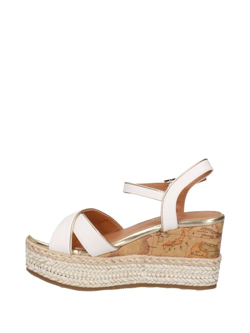 GEO  Sandalias de alpargatas altas blanco - Zapatos Mujer