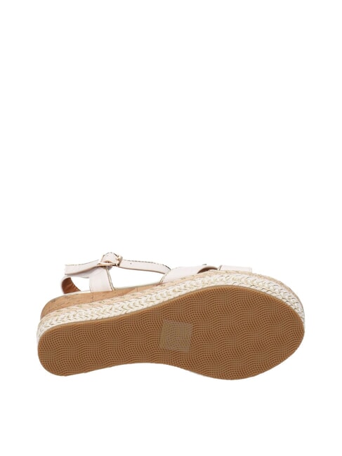 GEO  Sandalias de alpargatas altas blanco - Zapatos Mujer
