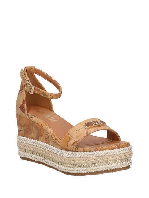 GEO  Sandalias de cu&ntilde;a con alpargatas NATURAL - Zapatos Mujer