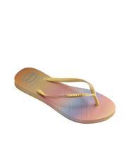 HAVAIANAS SLIM GRADIENT Chancletas píxeles amarillos - Zapatos Mujer - 2