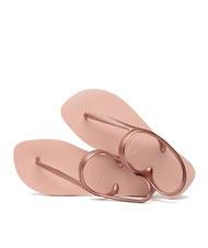 HAVAIANAS FLASH URBAN  sandalias flip flop rosa / oro - Zapatos Mujer - 4