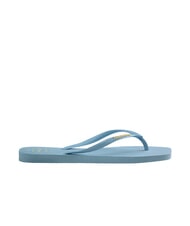 HAVAIANAS SQUARE LOGO Chanclas azul lavanda - Zapatos Mujer - 3