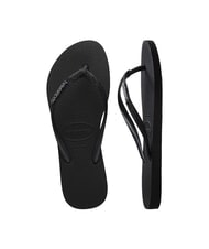 HAVAIANAS SLIM GLITTER II Chanclas negro negro - Zapatos Mujer - 5