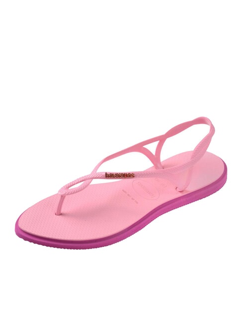 LUNA POINT Sandalia tipo chancla resplandor rosado - Zapatos Mujer