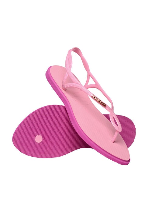 LUNA POINT Sandalia tipo chancla resplandor rosado - Zapatos Mujer