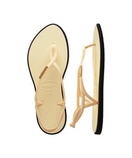 HAVAIANAS LUNA POINT Sandalia tipo chancla crema de mantequilla - Zapatos Mujer - 4