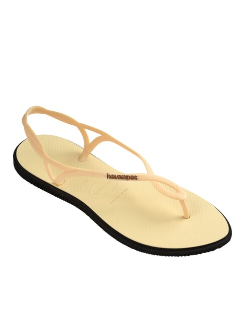 LUNA POINT Sandalia tipo chancla crema de mantequilla - Zapatos Mujer