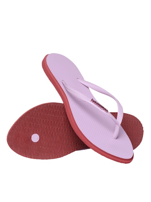 SLIM POINT Chanclas amaranto - Zapatos Mujer