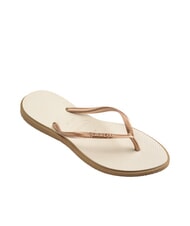 HAVAIANAS SLIM POINT Chanclas oro rosa/beige - Zapatos Mujer - 2