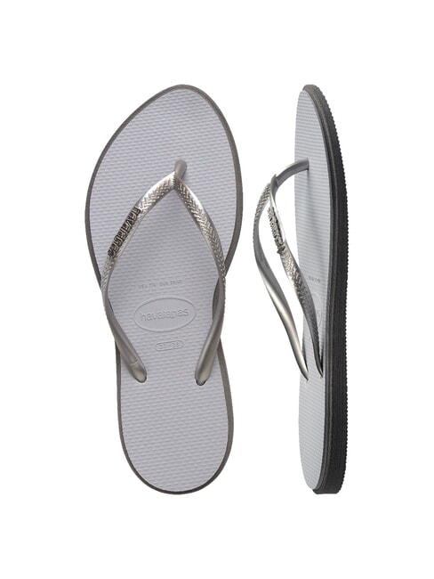 SLIM POINT Chanclas acero / gris - Zapatos Mujer
