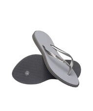 HAVAIANAS SLIM POINT Chanclas acero / gris - Zapatos Mujer - 5
