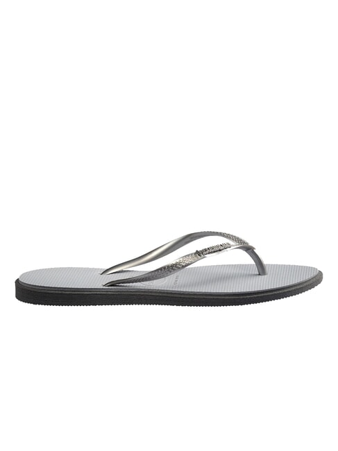 SLIM POINT Chanclas acero / gris - Zapatos Mujer