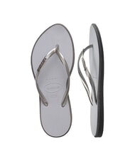 HAVAIANAS SLIM POINT Chanclas acero / gris - Zapatos Mujer - 4