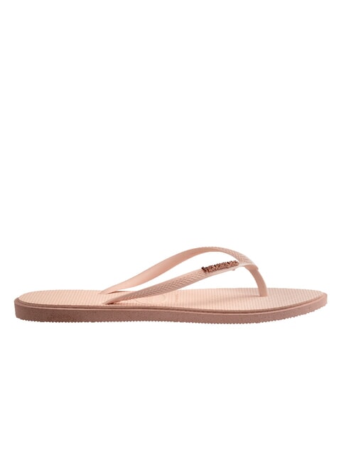 SLIM POINT Chanclas CROCO / ROSA - Zapatos Mujer