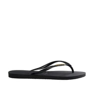 HAVAIANAS SLIM LOGO Chancletas oro negro - Zapatos Mujer - 3