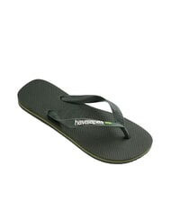 HAVAIANAS BRASIL LOGO Chanclas para hombre aceitunas verdes/aceitunas verdes - Zapatos unisex - 2