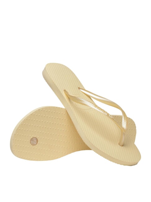 Chanclas SLIM crema de mantequilla - Zapatos Mujer