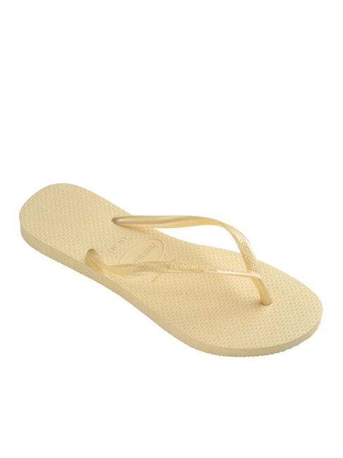Chanclas SLIM crema de mantequilla - Zapatos Mujer