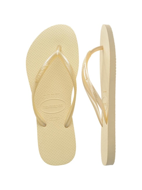 Chanclas SLIM crema de mantequilla - Zapatos Mujer