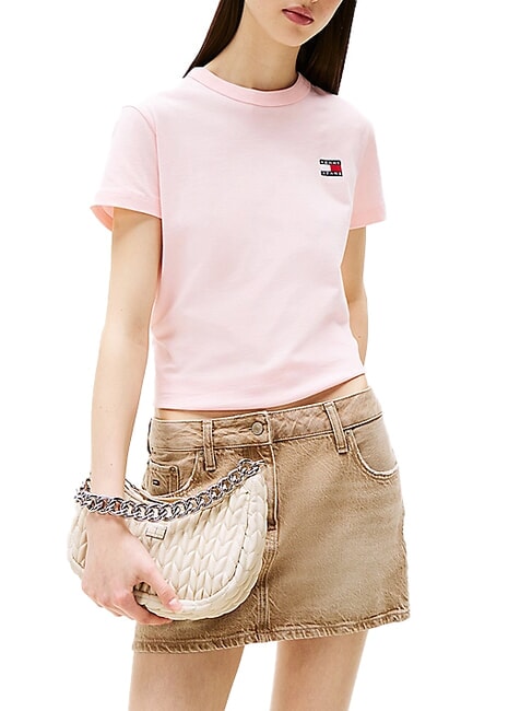 TOMMY JEANS TJW ICONIC Bolso de hombro tipo hobo papel prensa - Bolsos Mujer