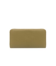 MANDARINA DUCK MELLOW  Cartera grande de piel con cremallera áloe - Carteras Mujer - 3