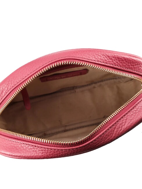 MOONY BAGS Bolso bandolera pequeño de piel CORAL - Bolsos Mujer