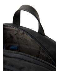 PIQUADRO BRIEF ECOLOGICA Mochila de tela reciclada para portátil de 14" negro - Mochilas para portátil - 3