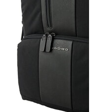 PIQUADRO BRIEF ECOLOGICA Mochila de tela reciclada para portátil de 14" negro - Mochilas para portátil - 5