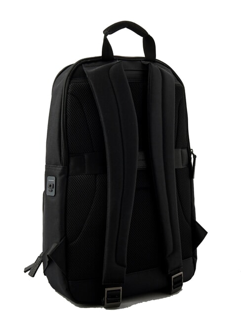 BRIEF ECOLOGICA TECH Mochila de tela reciclada con puerto USB y soporte para portátil de 15,6". negro - Mochilas para portátil