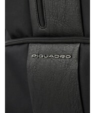 PIQUADRO BRIEF ECOLOGICA TECH Mochila de tela reciclada con puerto USB y soporte para portátil de 15,6". negro - Mochilas para portátil - 3