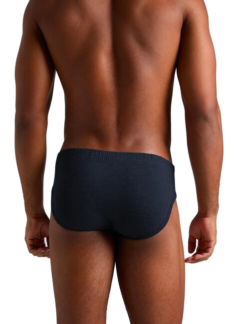 ARY 3 calzoncillos de cintura baja negro/azul/gr - Calzoncillos de hombre