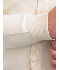 RICHMOND X LICONE C&aacute;rdigan de cuello en V con botones blanco hueso - Su&eacute;teres de los hombres - 4