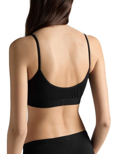 RIVIERE 2 sujetadores bandeau negro/rosa - Ropa interior femenina