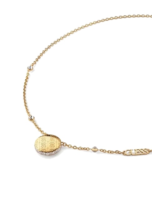 4G RISING Collar con moneda con logo oro amarillo - Collares