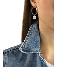 GUESS HULA HOOPS Pendientes de aro con dijes - Pendientes