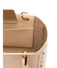 LOVE MOSCHINO BORCHIE Bolso de hombro beige - Bolsos Mujer - 4