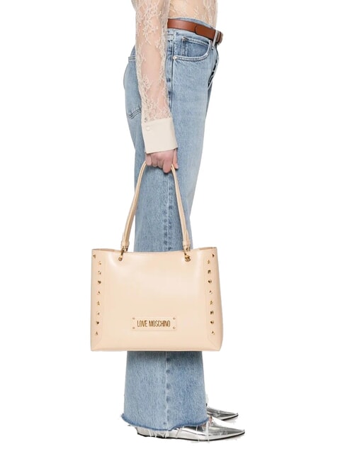 BORCHIE Bolso de hombro beige - Bolsos Mujer