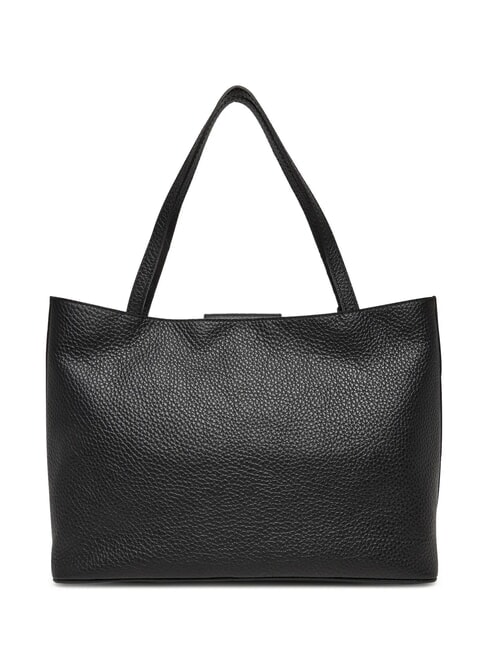 MARISOL Bolsa de compras de cuero negro - Bolsos Mujer