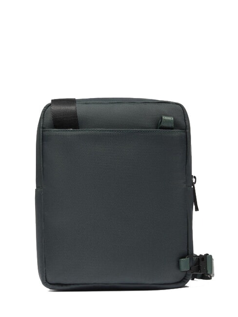 WOLLEM Bolso iPad mini de tela y piel VERDE - Bandoleras Hombre