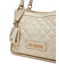 LOVE MOSCHINO QUILTED  Bolsa de la compra Marfil - Bolsos Mujer - 3