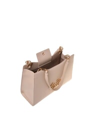 LOVE MOSCHINO CURSIVE L Bolso de hombro beige - Bolsos Mujer - 3