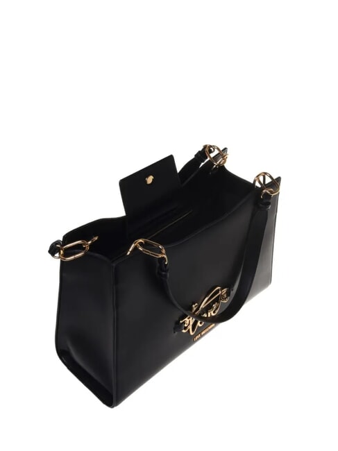 CURSIVE L Bolso de hombro negro - Bolsos Mujer