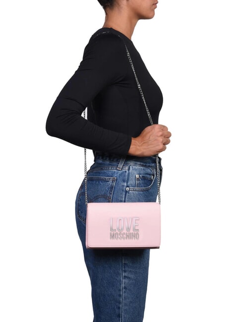 CHAIN Lettering Bolso de hombro polvos - Bolsos Mujer