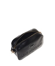 LOVE MOSCHINO MADE WITH LOVE Mini bolso de hombro negro - Bolsos Mujer - 3
